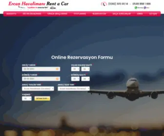 Ercanhavalimanirentacar.com(Ercan Havalimanı Kıbrıs Rent a car) Screenshot