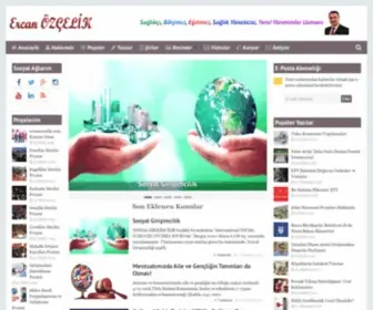 Ercanozcelik.com(Ercan ÖZÇELİK tarafından hazırlanmış kişisel web sitesidir. This personel website) Screenshot