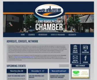 ERCCC.com(Elkins-Randolph County Chamber of Commerce) Screenshot