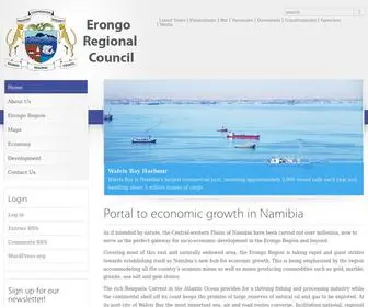 ERC.com.na(Erongo Regional Council) Screenshot