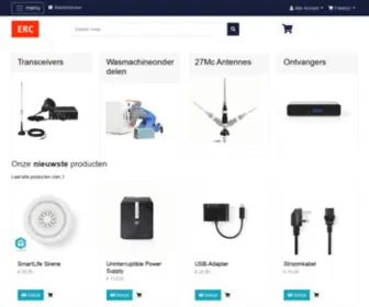 Erconline.nl(ERC online Shop) Screenshot