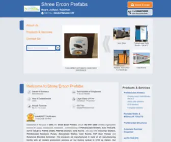 Erconprefabs.com(Ercon Prefabs) Screenshot