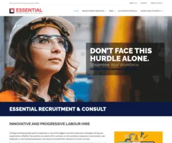 Erconsult.com.au(Essential Recruitment & Consult) Screenshot