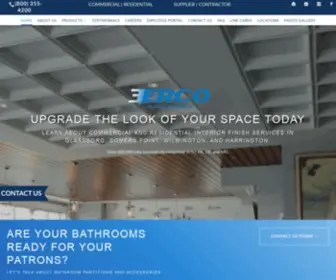 Ercoonline.com(ERCO Ceilings & Interiors) Screenshot