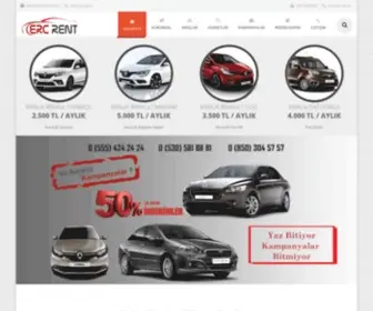 Ercrent.com(Erc Rent A Car) Screenshot