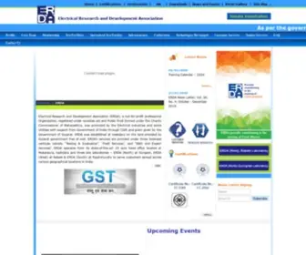 Erda.org(Electrical Research and Development Association) Screenshot