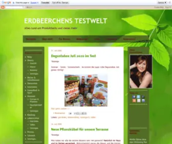 Erdbeerchen-Testet.com(Auf meinem Produkttest Blog) Screenshot
