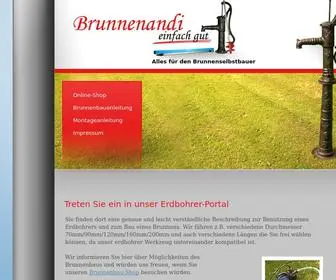 Erdbohrer-Brunnen.de(Brunnen bauen) Screenshot