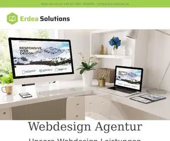 Erdea-Solutions.de(Webdesign Agentur) Screenshot