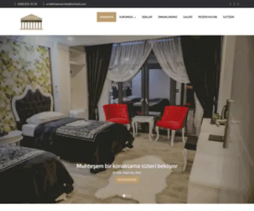 Erdekhadrianotel.com(Erdek Hadrian Otel) Screenshot