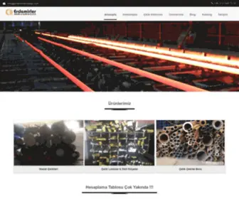 Erdemirlermetal.com(Firmamız 1963 yılından günümüze demir) Screenshot