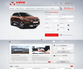 Erdemrentacar.com(Erdem rent a car) Screenshot