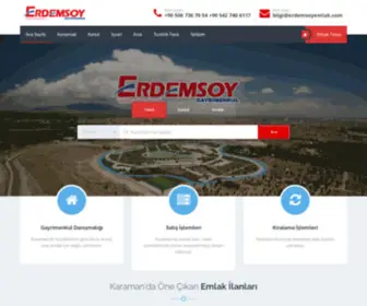 Erdemsoyemlak.com(Karaman Emlak) Screenshot