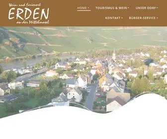 Erden.de(Weinort Erden an der Mosel) Screenshot