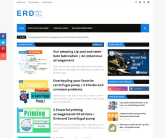 Erdepartment.com(Engine Room Department) Screenshot