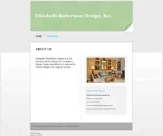 Erdesigninc.com(Elizabeth Robertson Design) Screenshot