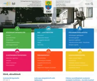 ERD.hu(Érd Megyei Jogú Város Polgármesteri Hivatala) Screenshot