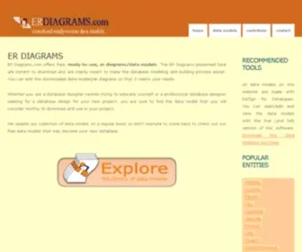 Erdiagrams.com(ER Diagrams) Screenshot