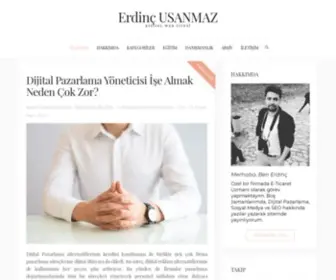 Erdincusanmaz.com(Erdinç Usanmaz) Screenshot