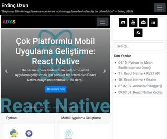 Erdincuzun.com(Erdinç Uzun) Screenshot