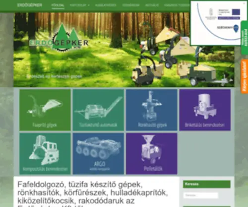 Erdogep.hu(Fafeldolgozó) Screenshot