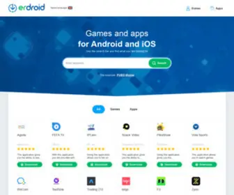 Erdroid.com(Free apps) Screenshot