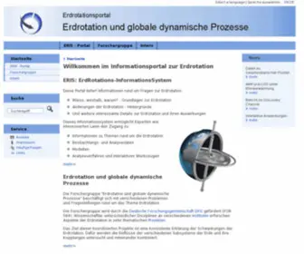 Erdrotation.de(Erdrotation und Globale Dynamische Systeme) Screenshot