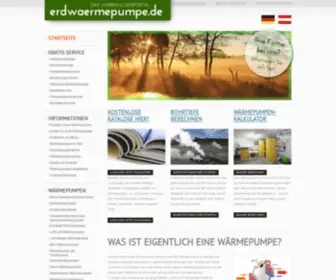 Erdwaermepumpe.de(Das Verbraucherportal) Screenshot