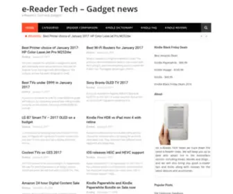 Ereadertech.com(Gadget news) Screenshot