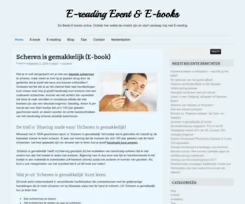 Ereadingevent.nl(E-reading Event & E-books) Screenshot