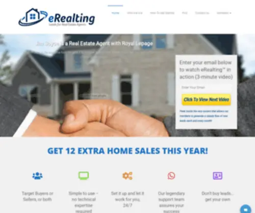 Erealting.com(The Best Real Estate Marketing Agency 2019) Screenshot