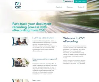 Erecording.com(Electronic Document Recording Solutions) Screenshot