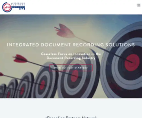 Erecordingpartners.net(ERecording Partners Network offers real estate document recording solutions. Our mantra) Screenshot