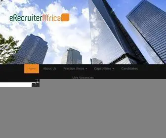 Erecruiterafrica.com(One connected talent marketplace for companies to hire and pay talents) Screenshot