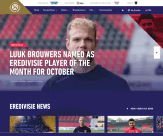 Eredivisie.eu(Officiële Eredivisie) Screenshot