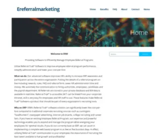 Ereferralmarketing.com(Employee Referral Marketing) Screenshot