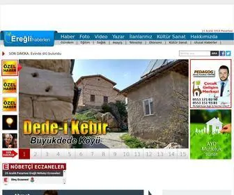 Ereglihaberleri.com(Son Dakika Konya Ereğli Haberleri) Screenshot