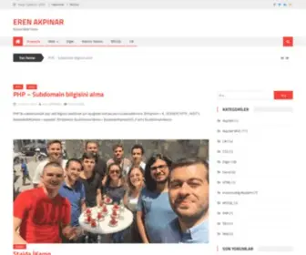 Erenakpinar.com(Eren Akpınar) Screenshot