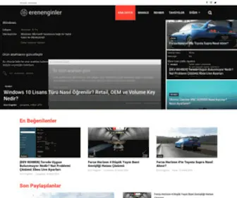Erenenginler.com(Eren Enginler) Screenshot