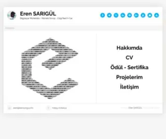 Erensarigul.info(Eren) Screenshot