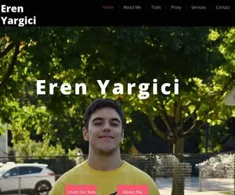 Erenyargici.com(Erenalp Yargici) Screenshot