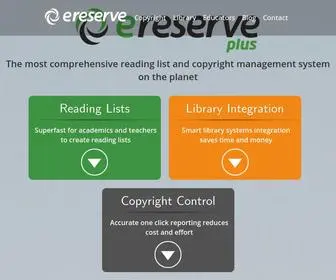 Ereserve.com.au(eReserve) Screenshot