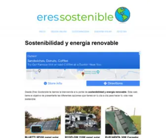 Eressostenible.com(▷ Sostenibilidad y energía renovable) Screenshot