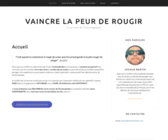 Ereutophobe.com(Vaincre la peur de rougir) Screenshot