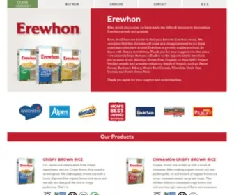 Erewhonorganic.com(Our Products) Screenshot