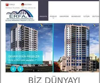 Erfainsaat.com(KURUMSAL Sadece Bir İnşaat Firması Değil Ülkesine ve Dünyaya Değer Katan Bir Firma) Screenshot