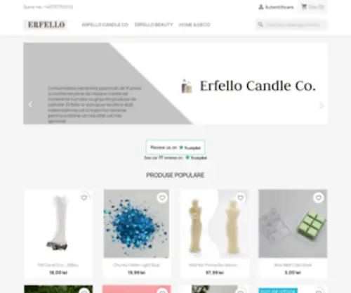 Erfello.com(Produse Lumanari) Screenshot