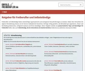 Erfolg-ALS-Freiberufler.de(Ratgeber f) Screenshot