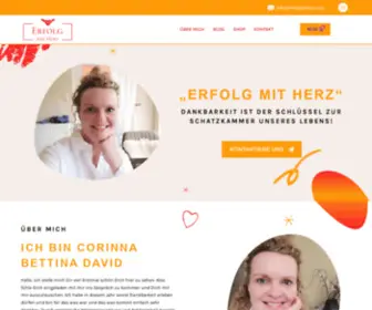 Erfolgmitherz.com(Erfolg mit Herz) Screenshot