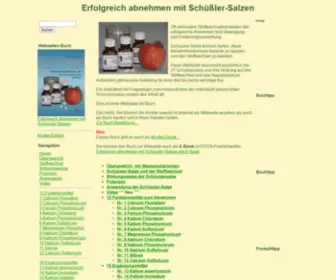 Erfolgreich-Abnehmen-Mit-Schuessler-Salzen.de(Erfolgreich abnehmen mit Schüßler) Screenshot